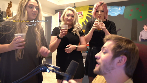 Soda tries to handle a group of drunk girls