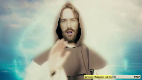 Jesus explains the book of Genesis to Italians