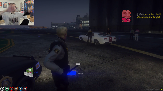 Xqc on his chat while he's playing GTA RP