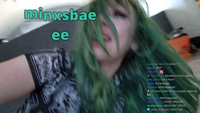 Minx has hurt her ankle, EMT's are in her house Live right now.