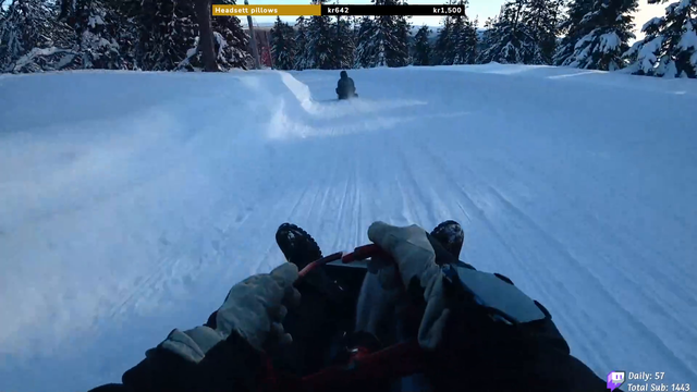 Four klats out sledding