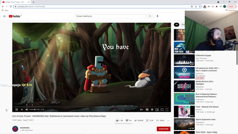 Forsen reacts to crazy relatable music video by his pill sponsor!
