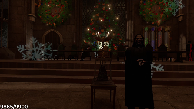 Professor Snape loses to magic.