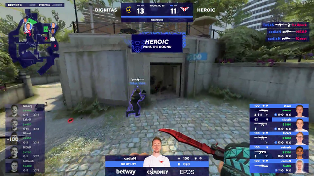 f0rest drinking whiskey in the middle of a pro CS game