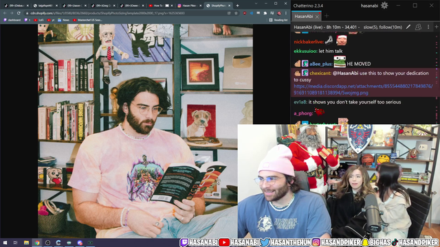 Hasan has officially melted Aria's brain after only her second visit