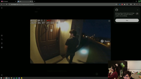 Police Bodycam footage of Pokelawls getting arrested, real.