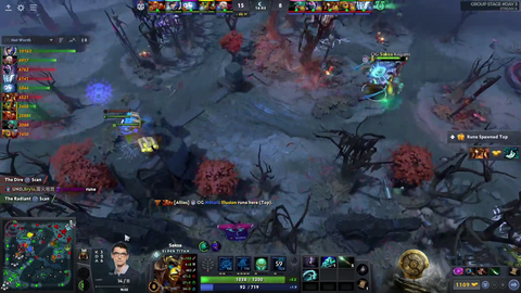 The 2 times TI champions forgots the Aegis
