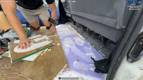 Klats Vangard & Arrav - leaves 2 litres of milk in van overnight that leaks into seat & under flooring - whole van stinks of rotten milk now having to rip up flooring before mould starts
