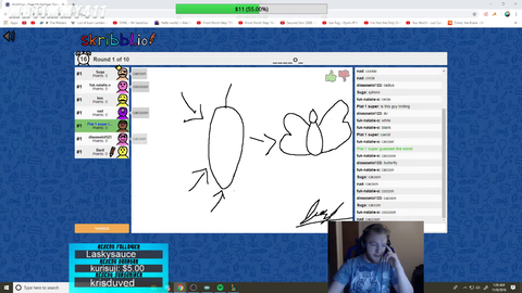 Skribbl.io is a lot easier if you can spell
