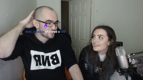 Josh helps his new girlfriend with her hair