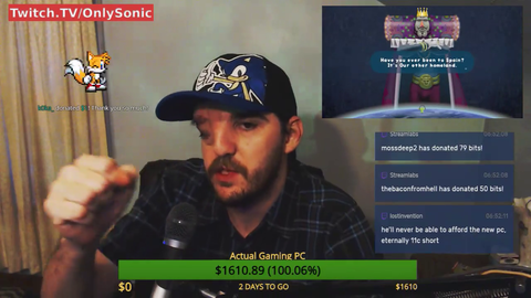 LSF community bought OnlySonic a new PC FeelsStrongMan Thank you guys <3