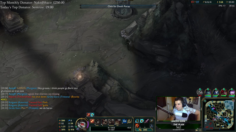 Gross Gore still hasn't given the money to his family that he raised for them. (Fake donation goal)