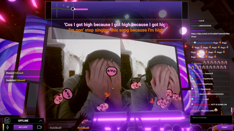 Sliker Sings with Himself