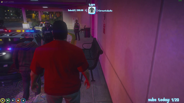 Majima forgot to turn off the engine