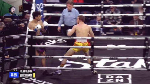 Paul Denino gets TKO’d in the first round at the Misfits Boxing event