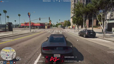AnthonyZ - Mid-chase burger run