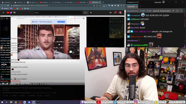 Hasan says Destiny is hypocritical for bringing up old Hasan quotes when he recently uses the hard n-word