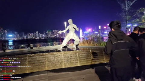 Bruce Lee spotted on twitch