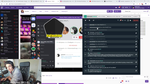 Mitch checks out one of his new subs