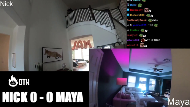 Nick gets rolled by Maya
