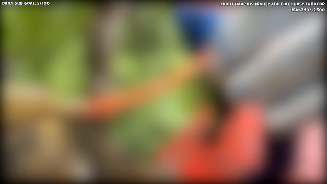 Kiko's phone slips and falls down the zipline platform