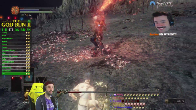 Dinossindgeil finally accomplishes The God Run 2 (Soulsborne-Sekiro no hit-run)