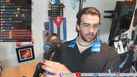 Hasan introduces chat to his daughter