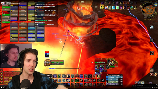 Grubby thanking his wife after the raid