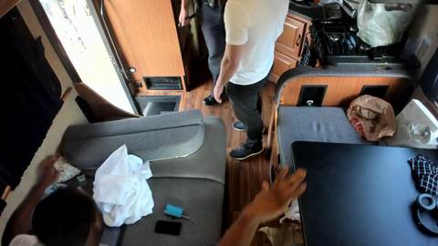 Dankquan assumes the position when the Cops arrives