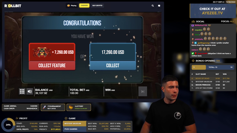 Casino streamer's viewbot program malfunctions and adds too many bots into his channel for a few minutes before returning to "normal"