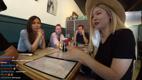 HAchubby adds something special to her order