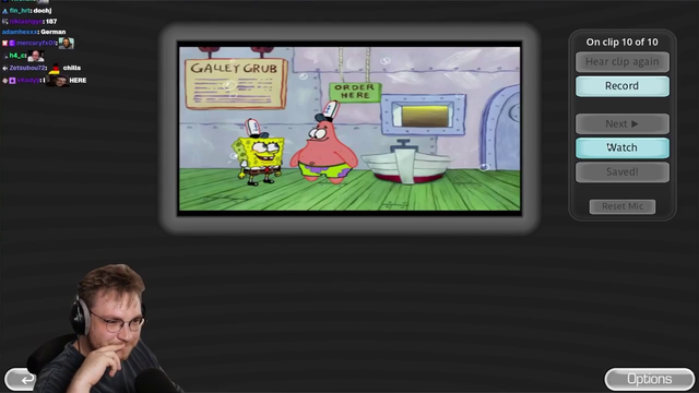 OhnePixel voice acts a SpongeBob scene in German