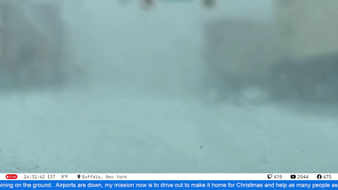Stormchaser nearly stranded in a blizzard