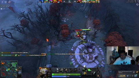 Dota player gets asked why they look sad