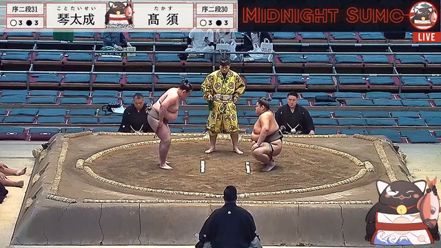 Sumo goes down hard at the Grand Sumo Tourney.