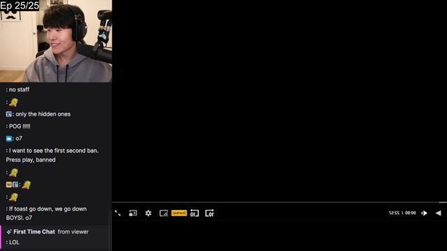 Toast comes back and immediately streams Death Note