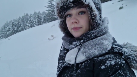 Icelandic streamer gets caught in snow storm