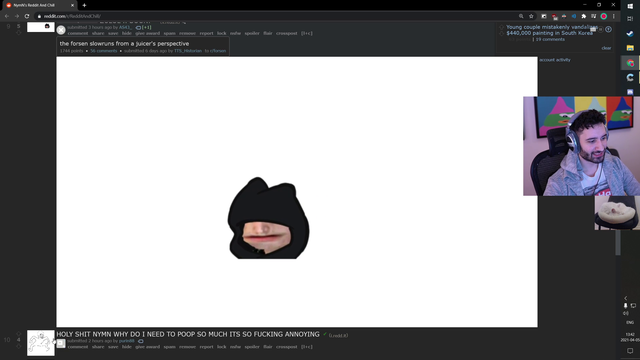 Forsen's chat from the perspective of a juicer