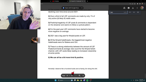 xQc on the reason why Nick and Melena get the most/biggest negative hatethreads on LSF