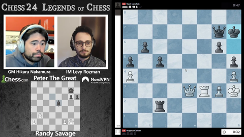 Magnus Carlson blunders a +10 lead to mate in 4
