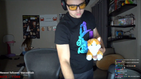 Mizkif and his kitty