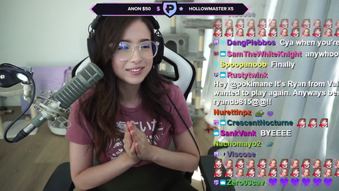 Poki has one final thing to say before she starts her break from streaming