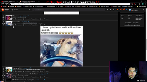 Donator exposes Greek.