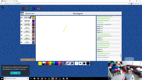 Drawing a hexagon