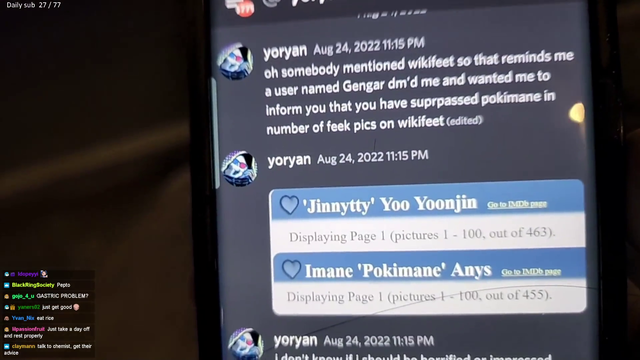 Jinnytty surpassed Pokimane