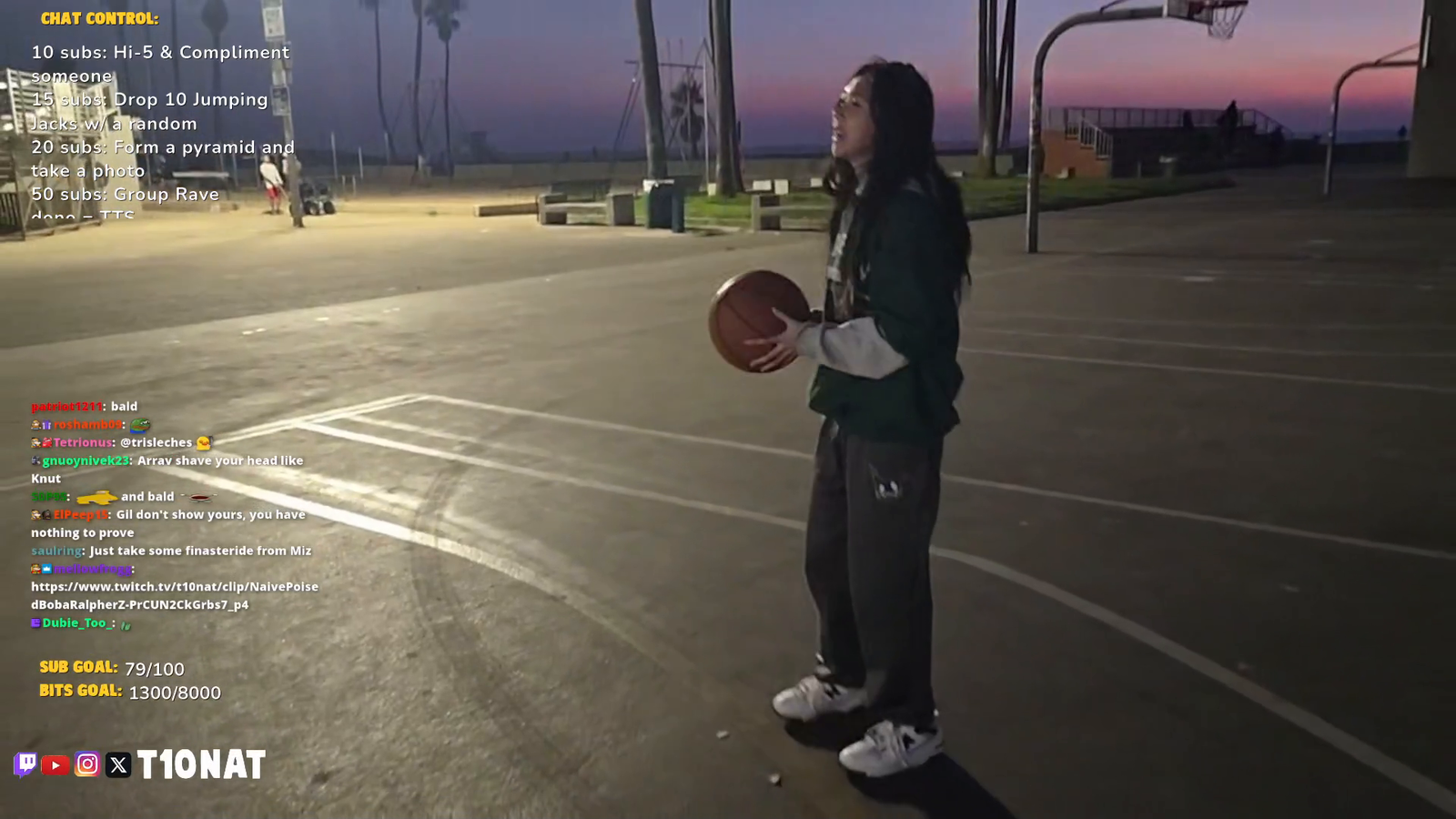 T10Nat's first attempt at a 3 pointer
