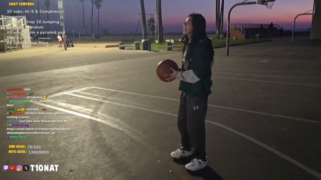 T10Nat's first attempt at a 3 pointer