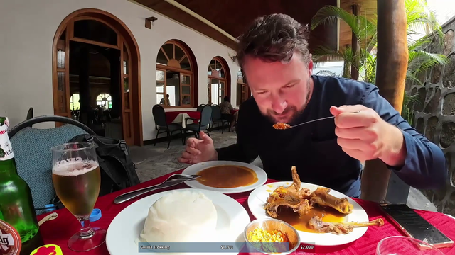 Streamer in Africa eats a Spoon Full of Spices (instantly Regrets it)