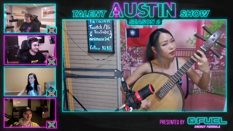 Lady pops the fuck off on rajj's talent show