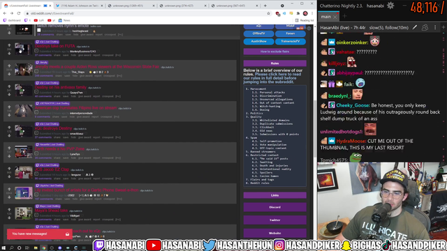 Hasan Salty About Destiny Clips